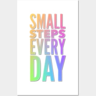 Small Steps Every Day Posters and Art